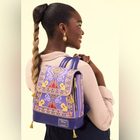 disney purple mini backpack Loungefly Mickey Mouse Holographic Series Womens - Amethyst esistible bag Disney Loungefly Backpack Purple Mini